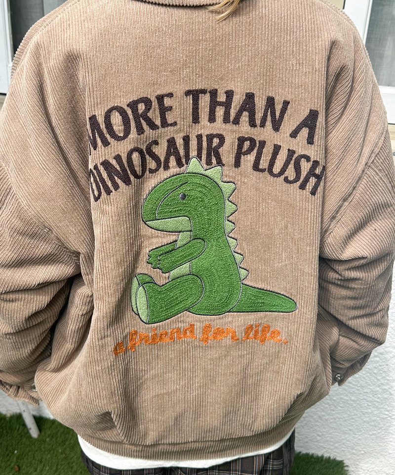 Dino.BACK刺繍ブルゾン 詳細画像 ベージュ 10