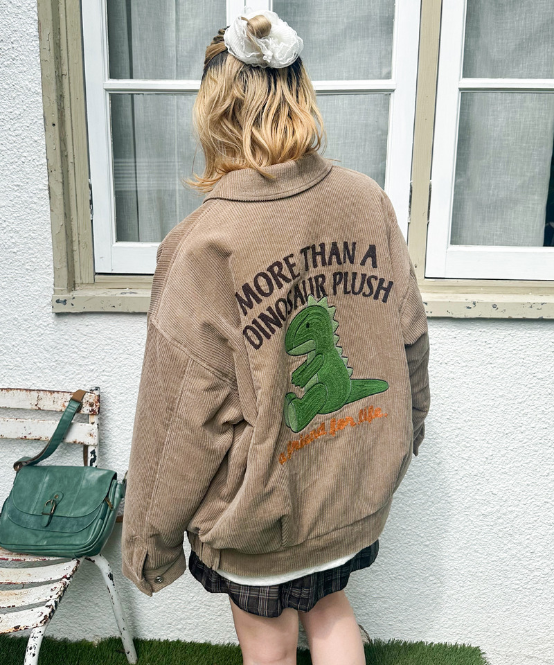 Dino.BACK刺繍ブルゾン 詳細画像 ベージュ 11