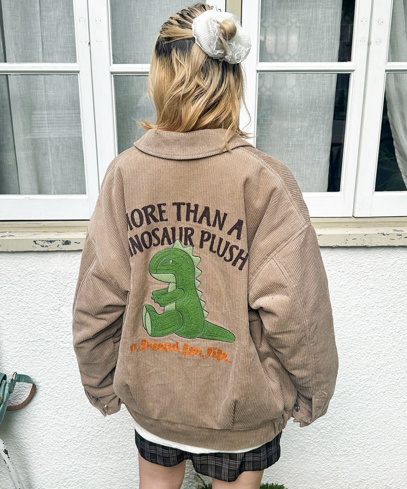 Dino.BACK刺繍ブルゾン 詳細画像 ベージュ 13