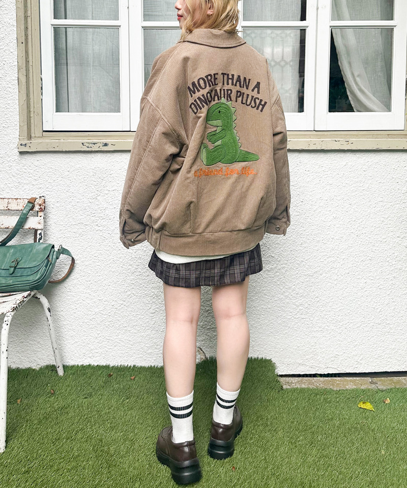 Dino.BACK刺繍ブルゾン 詳細画像 ベージュ 14