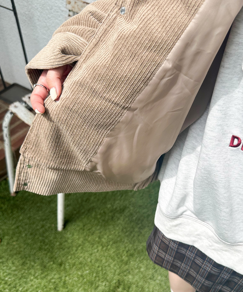 Dino.BACK刺繍ブルゾン 詳細画像 ベージュ 8