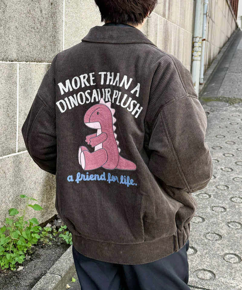 Dino.BACK刺繍ブルゾン 詳細画像 ブラウン 1
