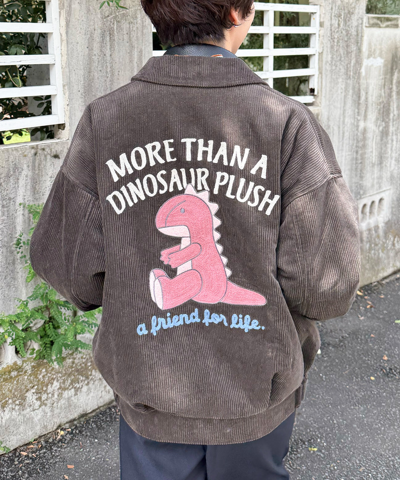 Dino.BACK刺繍ブルゾン 詳細画像 ブラウン 10