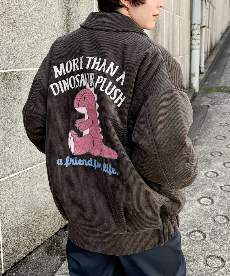 Dino.BACK刺繍ブルゾン 詳細画像 ブラウン 4