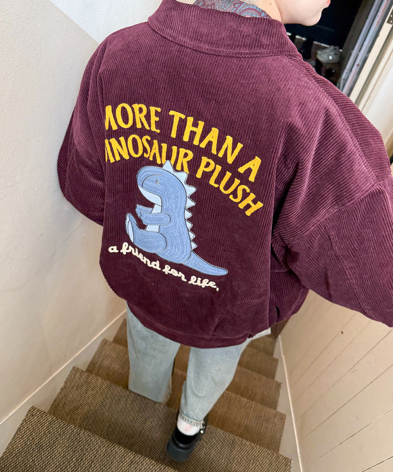 Dino.BACK刺繍ブルゾン 詳細画像 ボルドー 4
