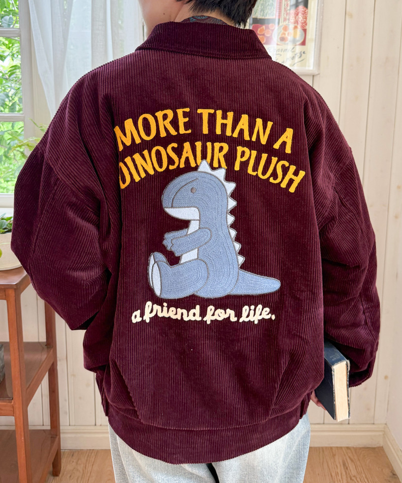 Dino.BACK刺繍ブルゾン 詳細画像 ボルドー 8