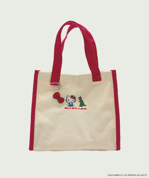 【m:rex】ハローキティコラボ 刺しゅうミニトート 詳細画像