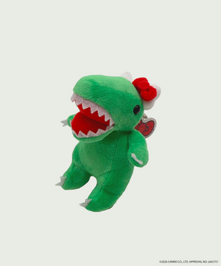 【m:rex】ハローキティコラボ ぬいぐるみキーホルダー（ミニレックス）