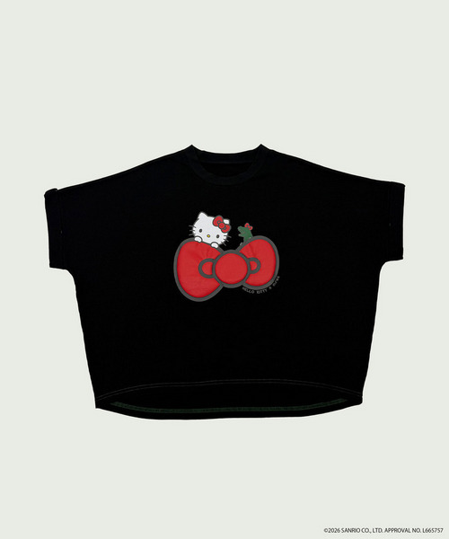 【m:rex】ハローキティコラボ リボンモチーフTEE 詳細画像