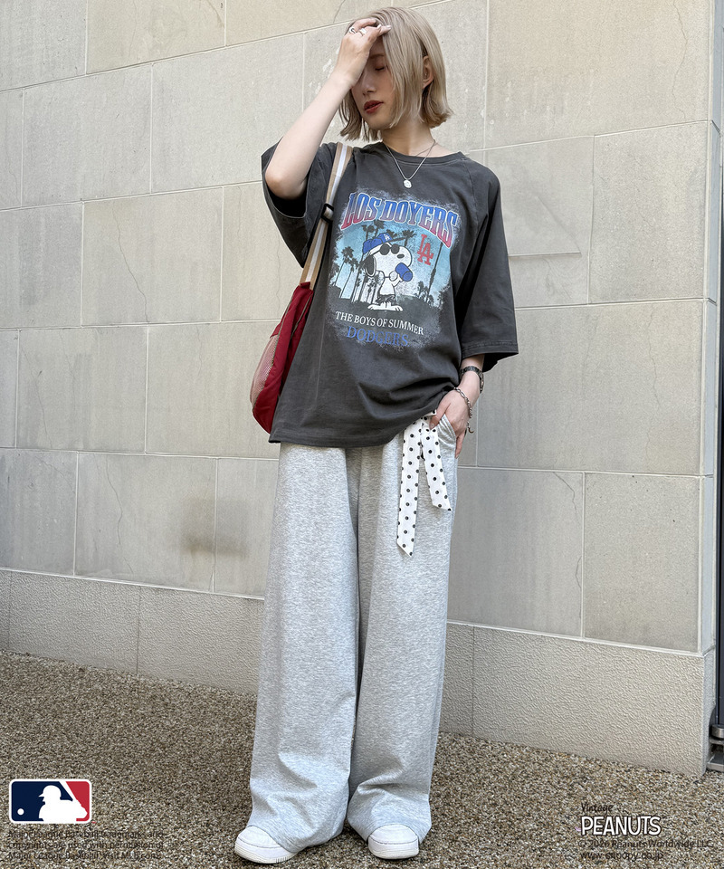 MLB&times;PEANUTS 加工ラグランTEE 詳細画像 ブラック系 10