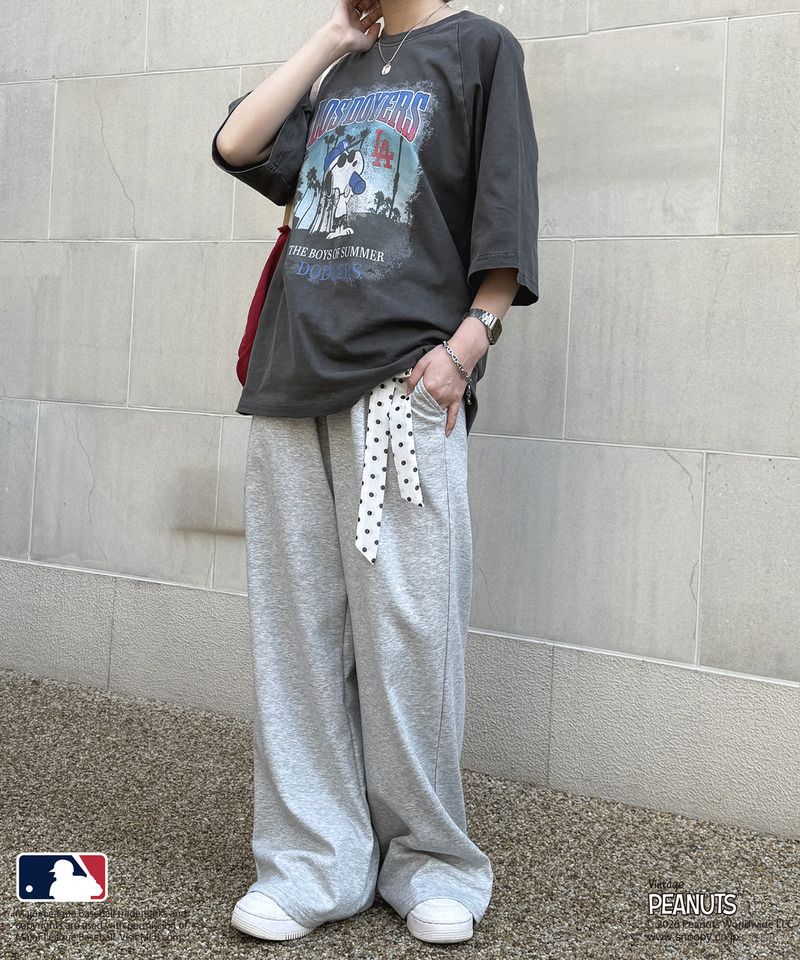 MLB&times;PEANUTS 加工ラグランTEE 詳細画像 ブラック系 11