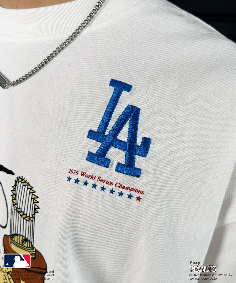 MLB&times;PEANUTS CEREMONY BIG TEE 詳細画像 オフホワイト 11