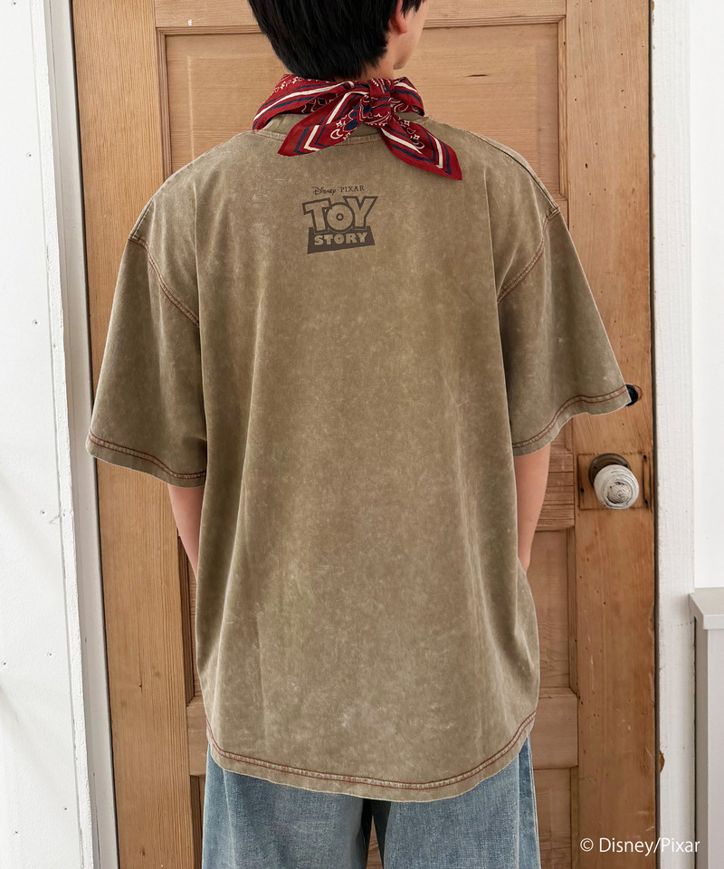 【TOY STORY】&rdquo;TO THE RESCUE!&rdquo;加工BIG TEE 詳細画像 ベージュ 5