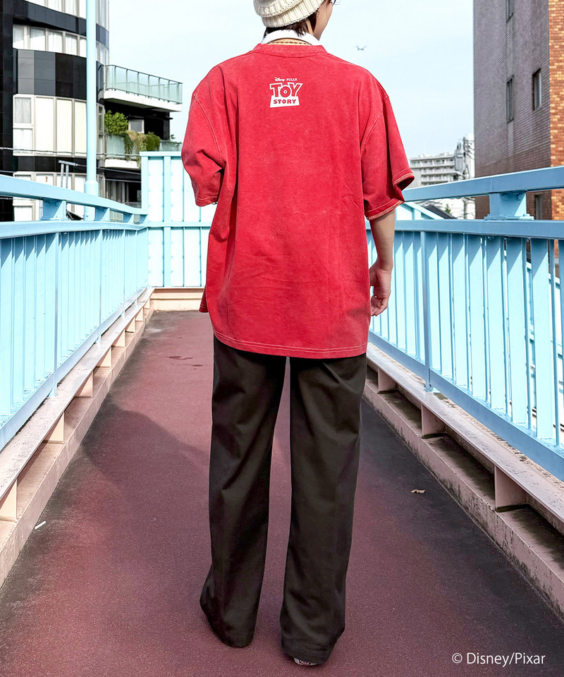 【TOY STORY】&rdquo;TO THE RESCUE!&rdquo;加工BIG TEE 詳細画像 レッド 6