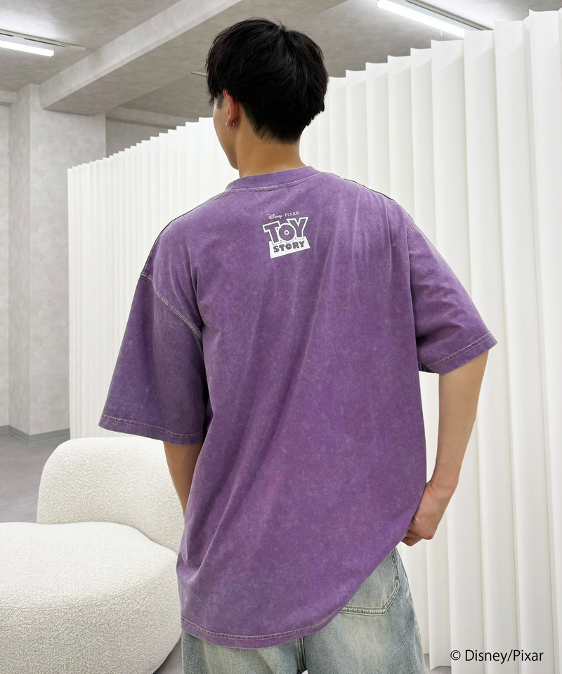 【TOY STORY】&rdquo;TO THE RESCUE!&rdquo;加工BIG TEE 詳細画像 パープル 15