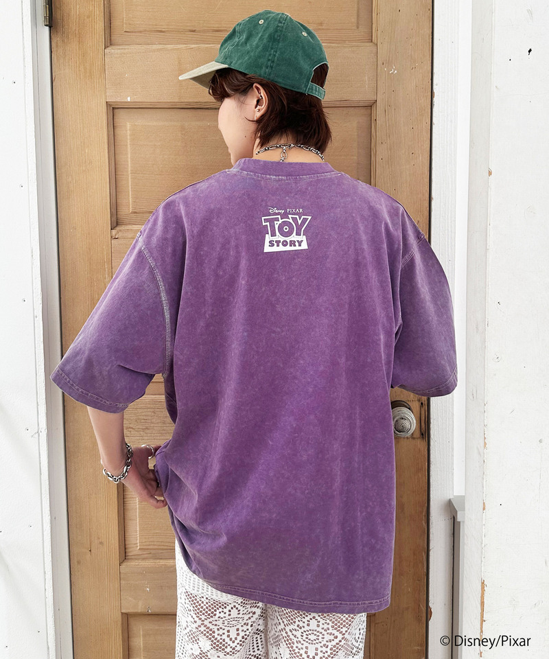 【TOY STORY】&rdquo;TO THE RESCUE!&rdquo;加工BIG TEE 詳細画像 パープル 5