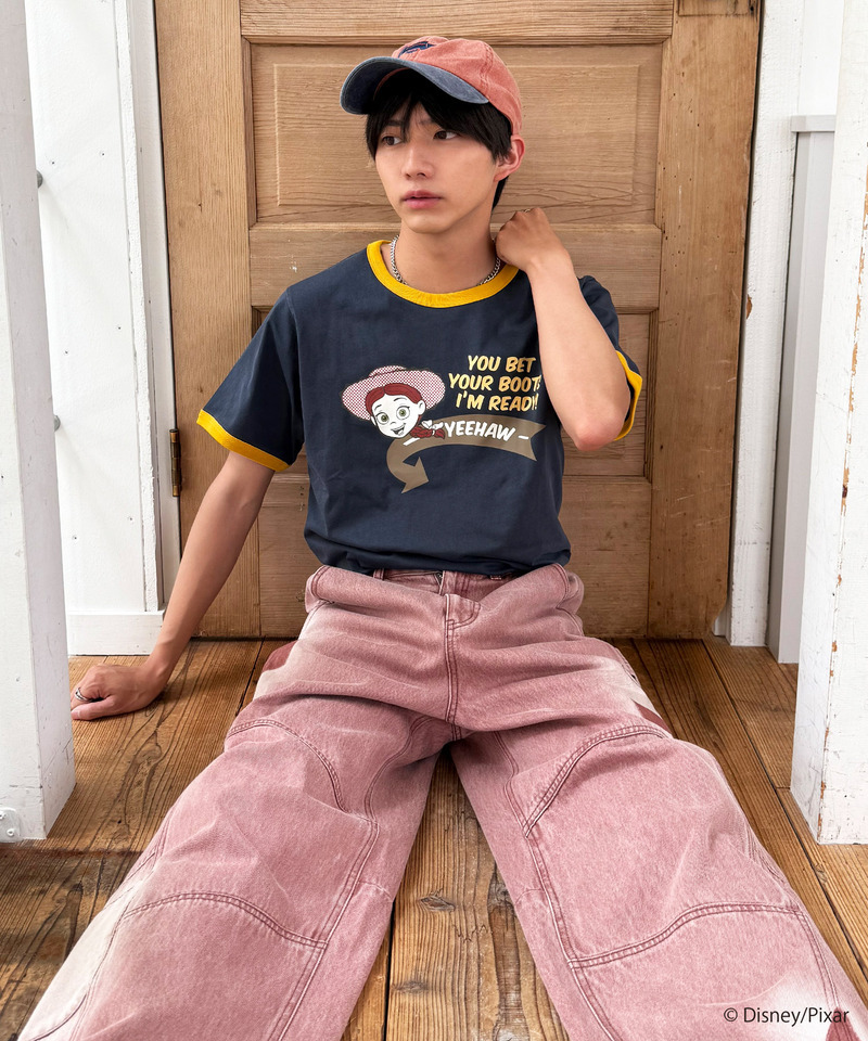 【TOY STORY】レトロポップリンガーTEE 詳細画像 ネイビー 2