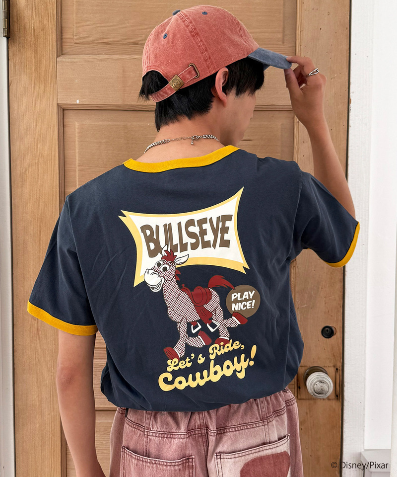 【TOY STORY】レトロポップリンガーTEE 詳細画像 ネイビー 4