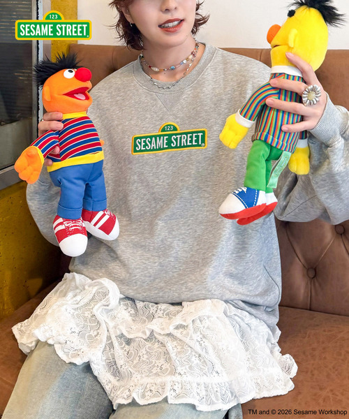 【SESAME STREET】BACK刺しゅうプルオーバー 詳細画像