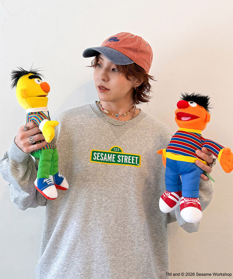 【SESAME STREET】BACK刺しゅうプルオーバー 詳細画像 グレー 11