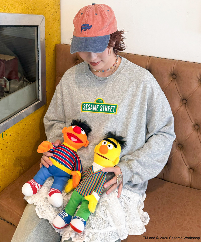【SESAME STREET】BACK刺しゅうプルオーバー 詳細画像 グレー 8