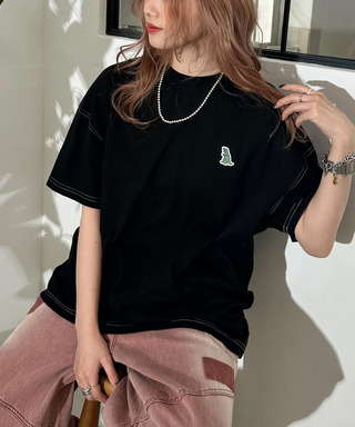 【m:rex】ミニ恐竜ワッペンBIG TEE