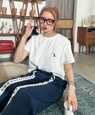 【m:rex】ミニ恐竜ワッペンコンパクトTEE