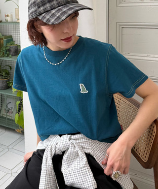 【m:rex】ミニ恐竜ワッペンコンパクトTEE