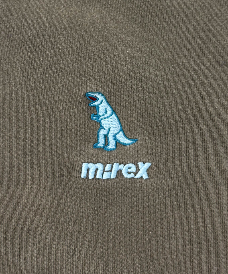【m:rex】ミニ恐竜刺しゅうショート丈トラックジャケット 詳細画像 ブラウン 12