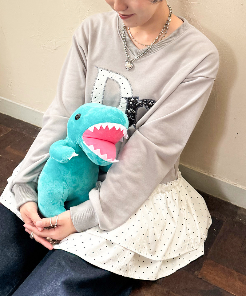 【m:rex】320㎜恐竜ぬいぐるみ 詳細画像 グリーン系 4