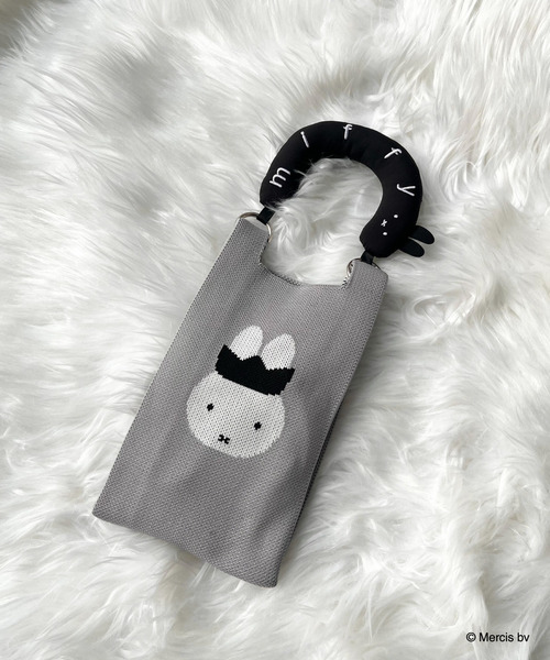 miffy 2wayニットリボンバッグ 詳細画像