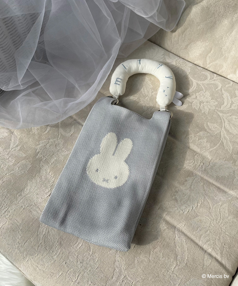 miffy 2wayニットリボンバッグ 詳細画像 ブルー 1