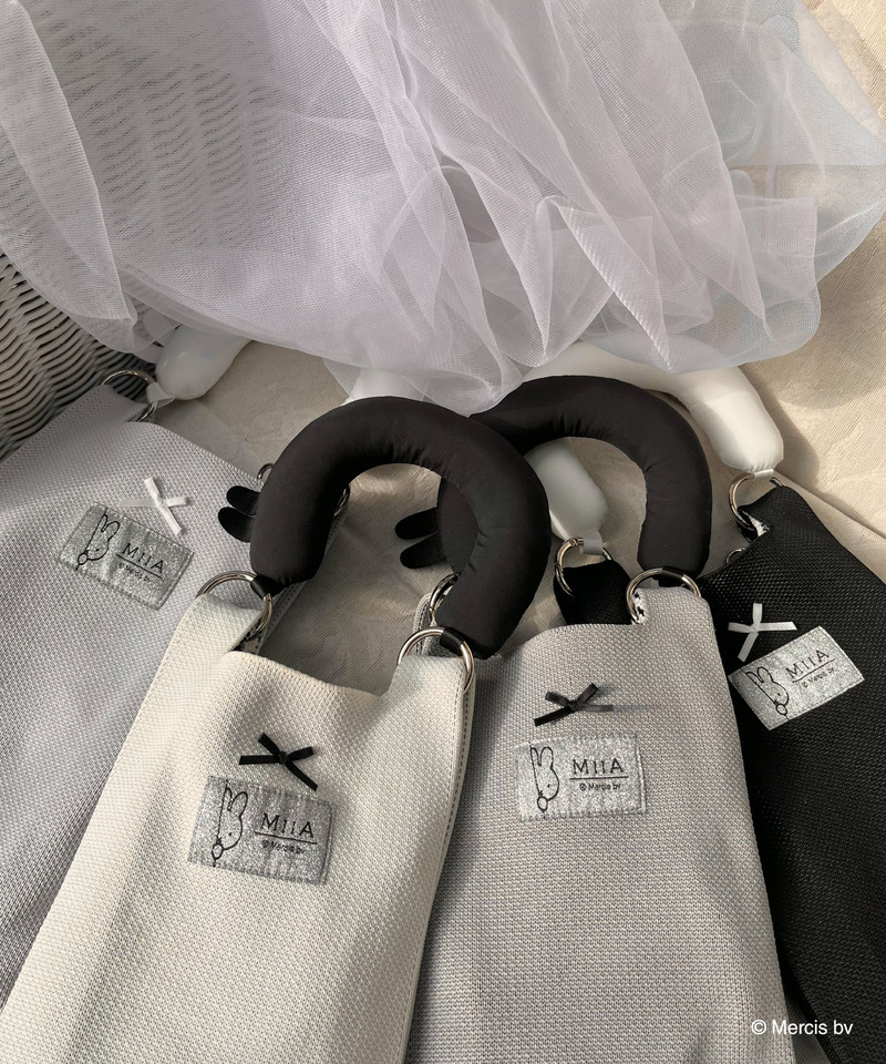 miffy 2wayニットリボンバッグ 詳細画像 グレー 3