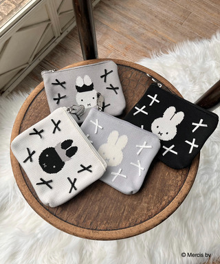 miffy リボンニットポーチ