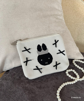 miffy リボンニットポーチ