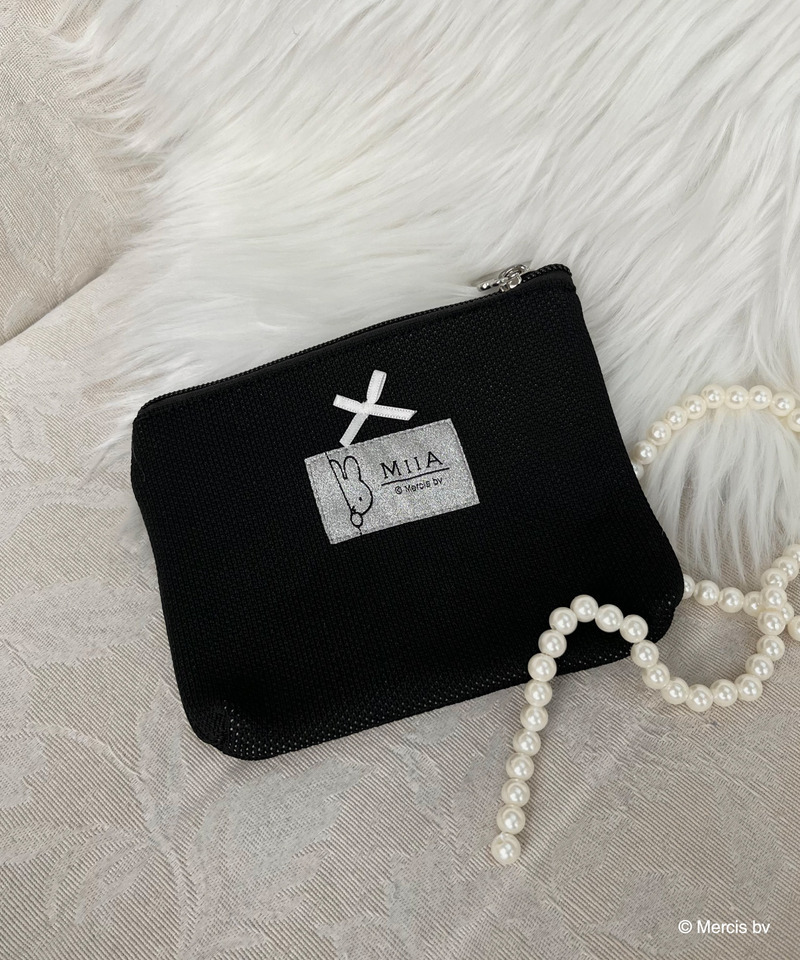 miffy リボンニットポーチ 詳細画像 ブラック 3