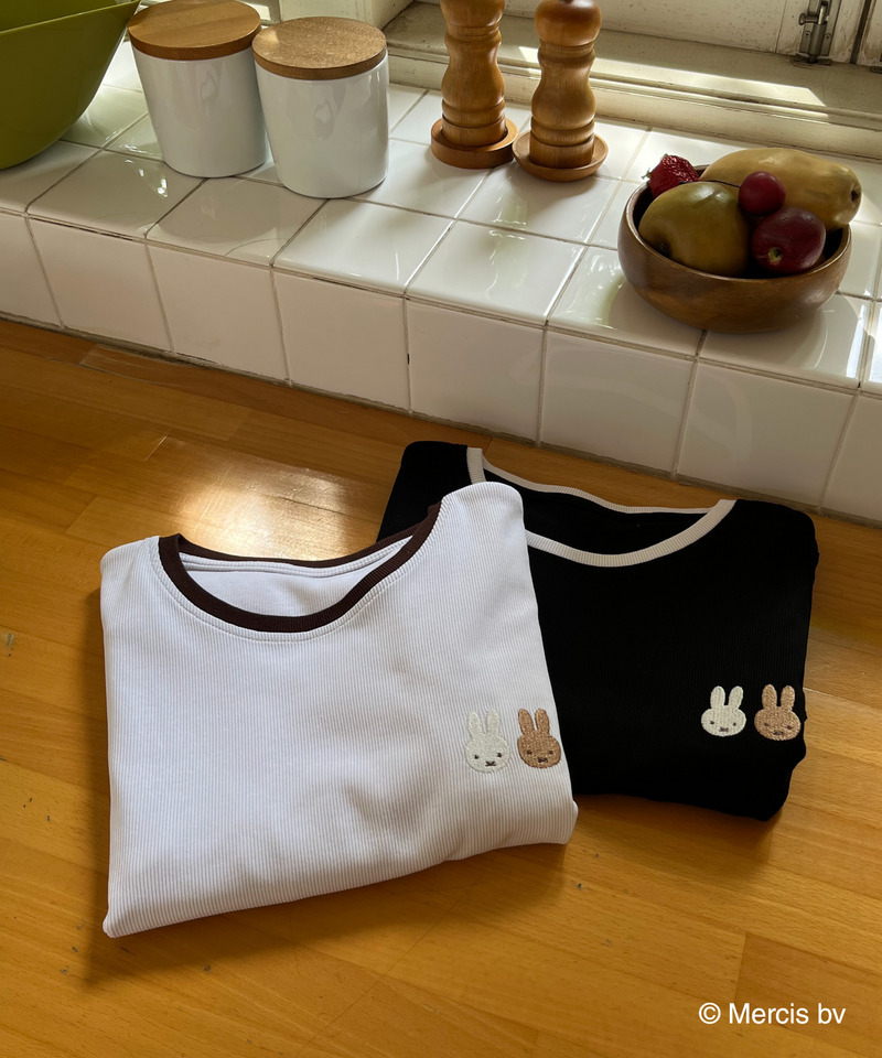 miffy トラベルTシャツ 詳細画像 オフホワイト 4