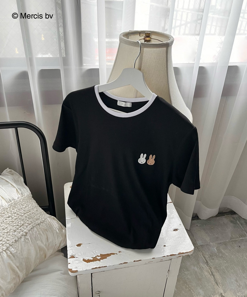 miffy トラベルTシャツ 詳細画像 ブラック 3
