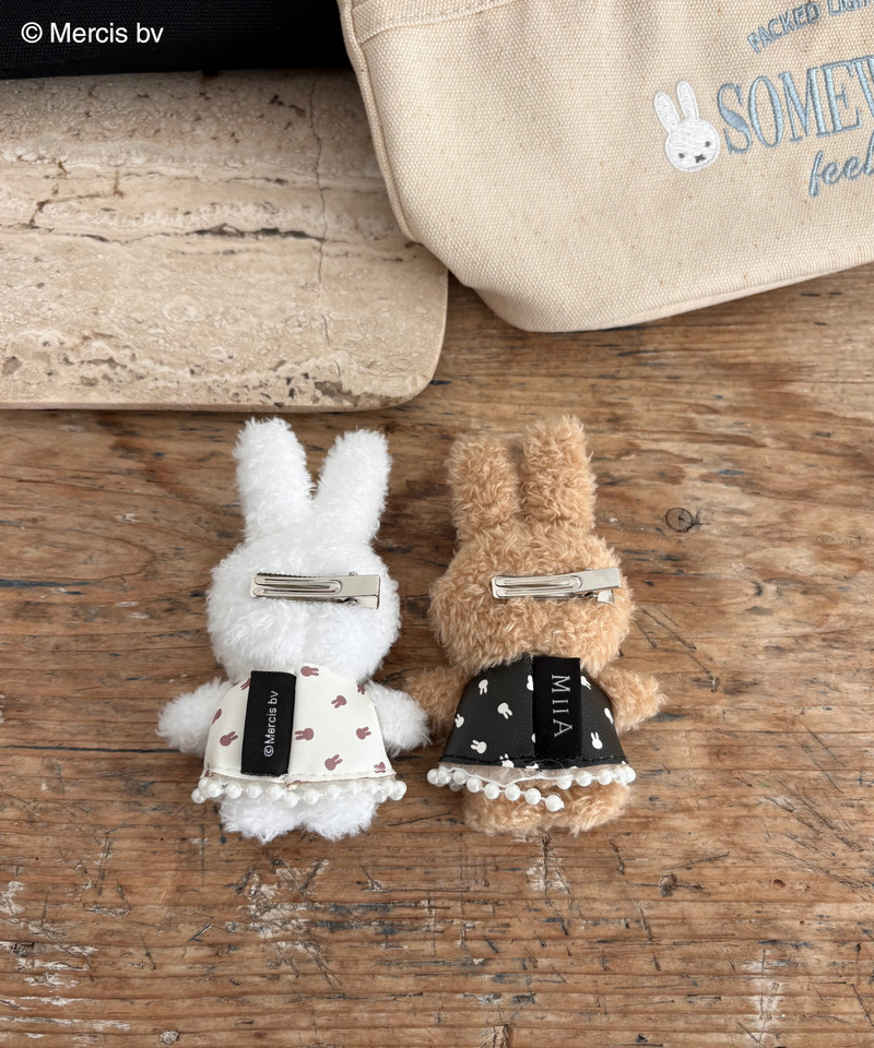 miffy トラベルブローチ付きポーチ 詳細画像 ブラック 6