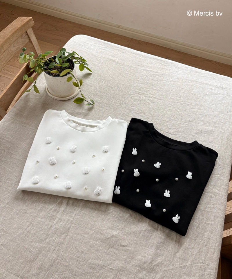 miffy ジュエルパールTシャツ 詳細画像 オフホワイト 3