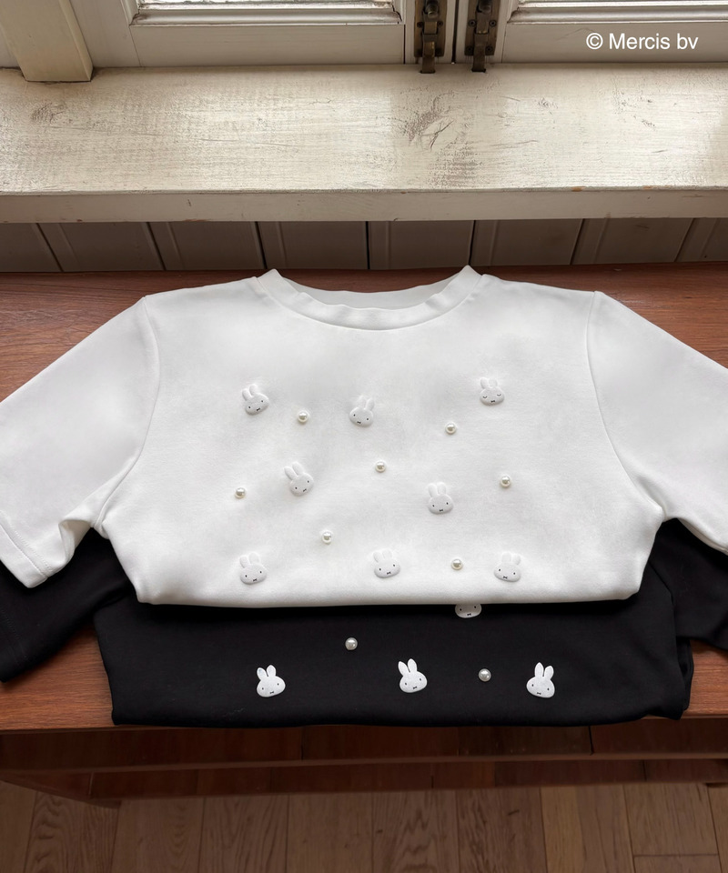 miffy ジュエルパールTシャツ 詳細画像 オフホワイト 4