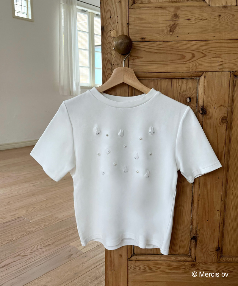 miffy ジュエルパールTシャツ 詳細画像 オフホワイト 9