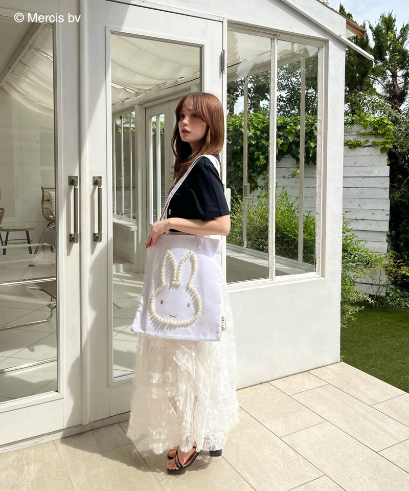 miffy ジュエルパールTシャツ 詳細画像 ブラック 7