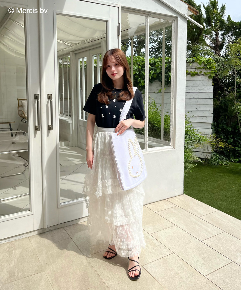 miffy ジュエルパールTシャツ 詳細画像 ブラック 8