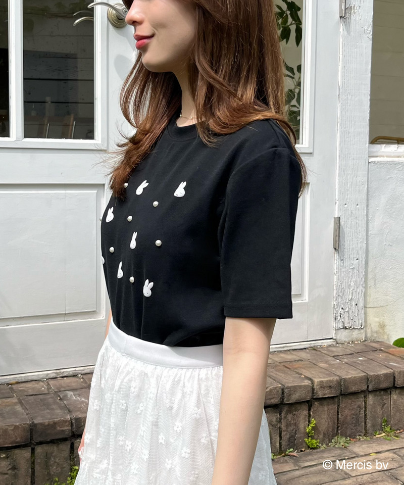 miffy ジュエルパールTシャツ 詳細画像 ブラック 9