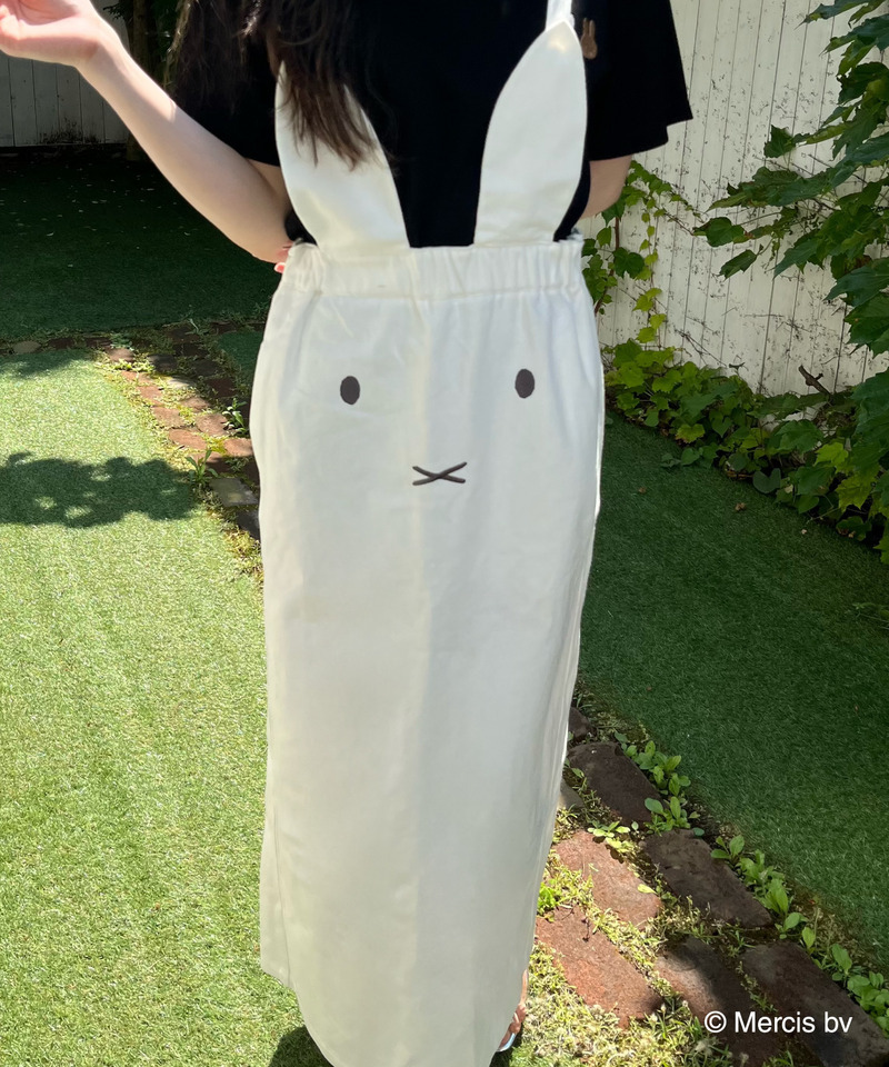 miffy デニムジャンパースカート 詳細画像 オフホワイト 8