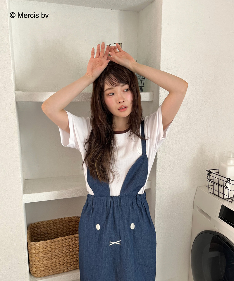 miffy デニムジャンパースカート 詳細画像 ネイビー 8