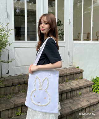 miffy パールダイカットトートバッグ