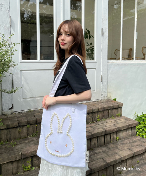 miffy パールダイカットトートバッグ