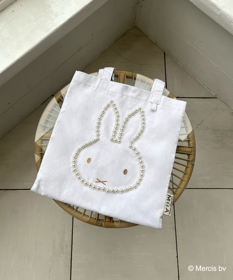 miffy パールダイカットトートバッグ 詳細画像 オフホワイト 3